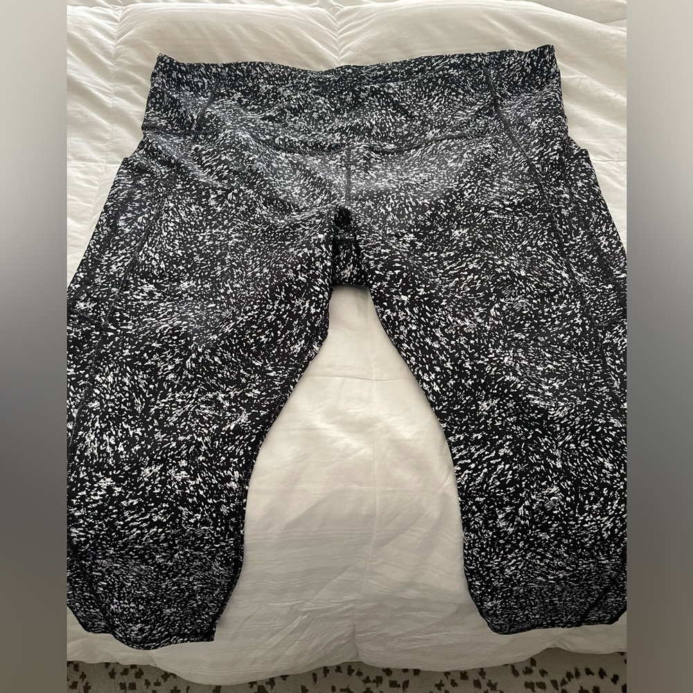 Athleta Leggings Ultimate Stash Black and White Size 3x